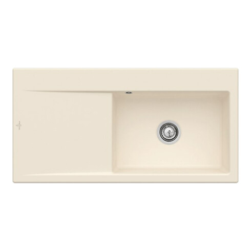 V&B Évier Subway Style 60 cuve droite, ivoire CeramicPlus