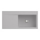 V&B Évier Subway Style 60 droite, avec garniture, robinetterie, steam CeramicPlus-1