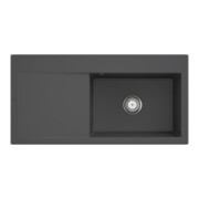 V&B Évier Subway Style 60 Dte, avec garniture vidage, mitigeur, gris CeramicPlus