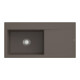 V&B Évier Subway Style 60 li, avec garniture vidage, mitigeur, bois C-plus-1