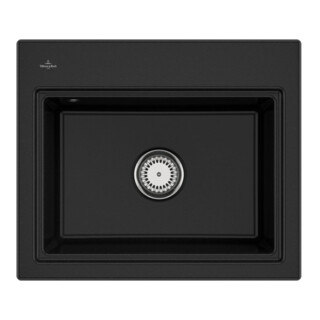 V&B Évier Subway Style 60S avec vidage, mitigeur et grille, chrome C-plus