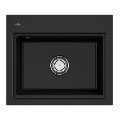 V&B Évier Subway Style 60S avec vidage, mitigeur et grille, chrome C-plus