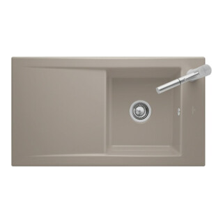 V&B Évier Timeline 50, blanc neige CeramicPlus