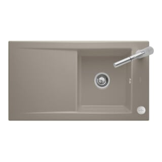 V&B Évier Timeline 50 m Garniture vidage, Excentrique, timber CeramicPlus