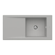 V&B Évier Timeline 60 cm avec garniture de vidage, excentrique, fossil C-plus
