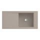 V&B Évier Timeline 60 cm avec garniture vidage, mitigeur, amande CeramicPlus-1