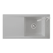 V&B Évier Timeline 60 cm garniture vidage, bac à vaisselle, P noir CeramicPlus