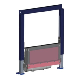 V&B Fertigbauset ViConnect 13,3x52,5x51cm, Wandablauf m Metallrah.