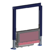 V&B Fertigbauset ViConnect 13,3x52,5x51cm, Wandablauf m Metallrah.