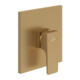 V&B Fertigmontageset Architectura Square UP-EHM-Dusche, Wandmontage, brushed gold-1