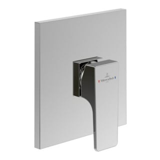 V&B Fertigmontageset Architectura Square UP-EHM-Dusche, Wandmontage, chrom