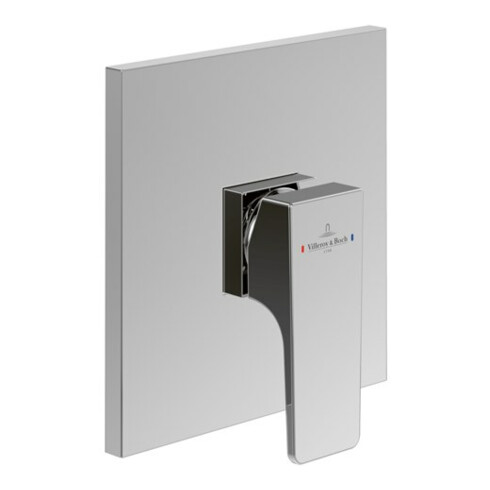 V&B Fertigmontageset Architectura Square UP-EHM-Dusche, Wandmontage, chrom
