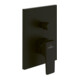 V&B Fertigmontageset Architectura Square UP-EHM-Wanne, Wandmontage, matt black-1