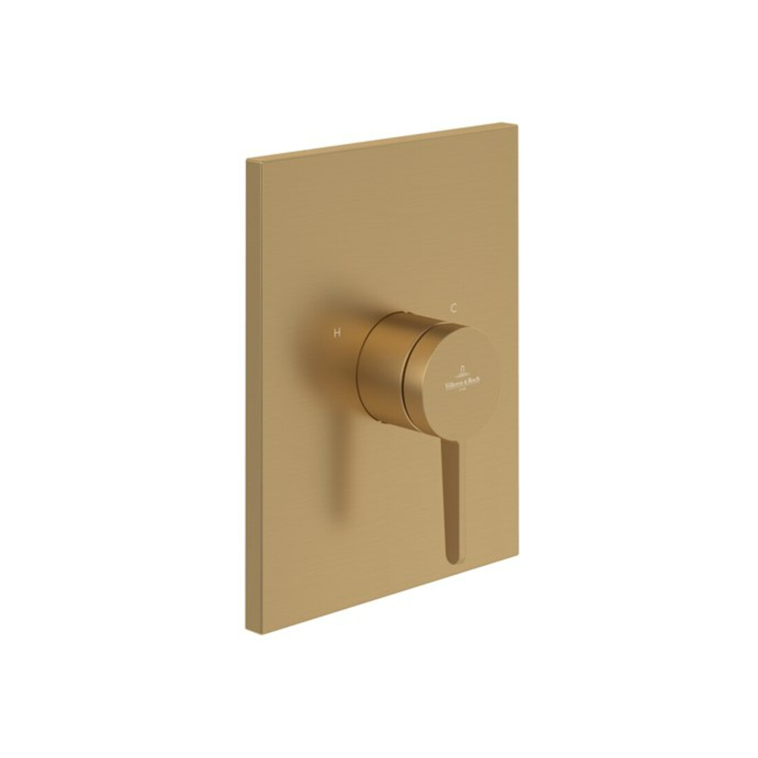 V&B Fertigmontageset Conum UP-EHM-Dusche, Wandmontage, brushed gold