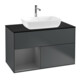 V&B Finion 100 Meuble sous-lavabo Éclairage mural Pl b m, Rg A m Lac, md bl. m Lac-1