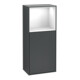 V&B Finion Applique murale armoire latérale 41,8x93,6cm, gauche, blanc, bleu moyen avec Lac-1