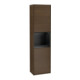 V&B Finion Armoire haute Éclairage mural 41,8x151,6cm, gauche, étagère bleue m Lac, noyer veiné-1