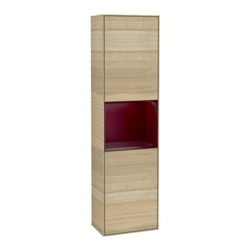 V&B Finion Armoire haute Éclairage mural 41,8x151,6cm, gauche, Reg Peo m Lac, Oa ven