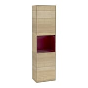 V&B Finion Armoire haute Éclairage mural 41,8x151,6cm, gauche, Reg Peo m Lac, Oa ven