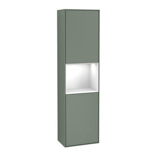 V&B Finion Armoire haute Éclairage mural 41,8x151,6cm, l, Rg g w Lac, Oli. m Lac