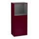 V&B Finion Armoire latérale Éclairage mural 41,8x93,6cm, d, Étagère sup. Anthracite m, Peo m-1