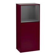 V&B Finion Armoire latérale Éclairage mural 41,8x93,6cm, d, Étagère sup. Anthracite m, Peo m