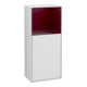 V&B Finion Armoire latérale Éclairage mural 41,8x93,6cm, droit, étagère sup. Peo m, blanc m Lac-1