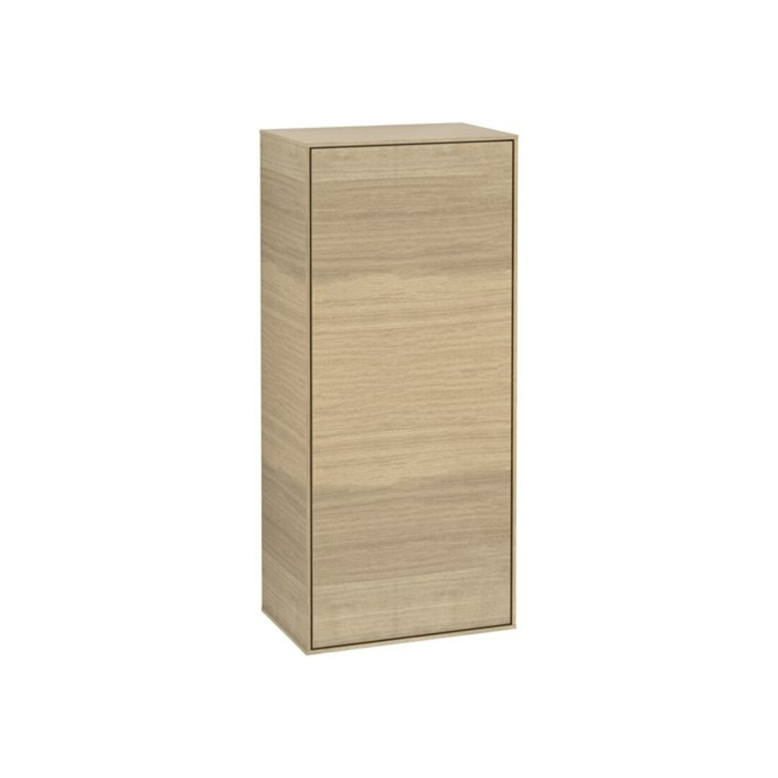 V&B Finion Armoire latérale Éclairage mural 41,8x93,6x27 cm, raccord, placage chêne
