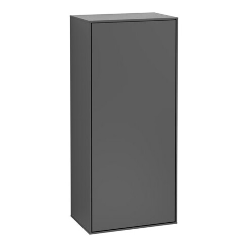 V&B Finion Armoire latérale Éclairage mural 41,8x93,6x27cm, Connex. droite, Anthracite mat