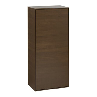 V&B Finion Armoire latérale Éclairage mural 41,8x93,6x27cm, Connexion gauche, placage noyer