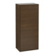 V&B Finion Armoire latérale Éclairage mural 41,8x93,6x27cm, Raccordement droite, placage noyer-1