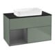 V&B Finion Meuble Sous-Lavabo 100x60,3 cm, Anthracite mat, Huile mat-1