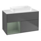 V&B Finion Meuble sous lavabo 100x60,3 cm, Rg l Oli. m Lac, Anthrac. m-1