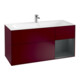 V&B Finion Meuble sous lavabo 119,6x59,1cm, tiroir droite, méd. bois laqué, Peo m-1