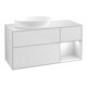 V&B Finion Meuble sous-lavabo 120 cm, éclairage mural, blanc mat laqué-1