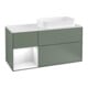 V&B Finion Meuble sous lavabo 120 cm, Pl w m, Rg l g w Lac, Oli. m Lac-1
