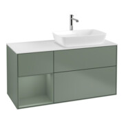 V&B Finion Meuble sous lavabo 120 cm, Pl w m, Rg Oli. m Lac, Oli. m Lac