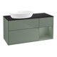 V&B Finion Meuble sous lavabo 120 cm, placage bois m. vernis, olivier m. vernis-1