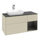 V&B Finion Meuble sous lavabo 120cm, Pl blanc mat, Arrière bleu mat Lac, côtés gris mat Lac-4