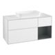 V&B Finion Meuble sous lavabo 120x60 cm, laque brillante blanche-1