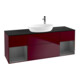 V&B Finion Meuble sous lavabo 160 cm, Pl b m, Rég Anthrac. m Lac, Peo m-1