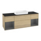 V&B Finion Meuble sous lavabo 160 cm, Pl b m, Rg anthracite m Lac, Oa ven-1