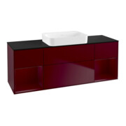 V&B Finion Meuble sous lavabo 160x60,3x50,1 cm, éclairage mural, Reg Peo m Lac, Peo Mat