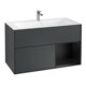 V&B Finion Meuble sous lavabo Éclairage mural 99,6x59,1cm, Rg r b m Lac, md bl. m Lac-1