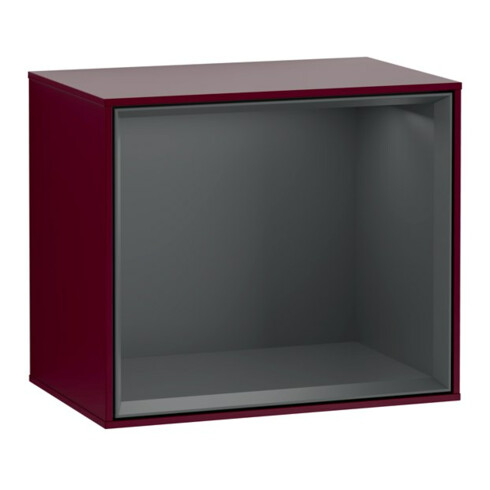 V&B Finion Module d'étagère 41,8x35,6x27 cm, Étagère Blue, Pivoine Mat