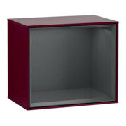 V&B Finion Module d'étagère 41,8x35,6x27 cm, Étagère Blue, Pivoine Mat