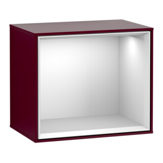 V&B Finion Module d'étagère 41,8x35,6x27cm, Étagère blanc mat, Peony mat