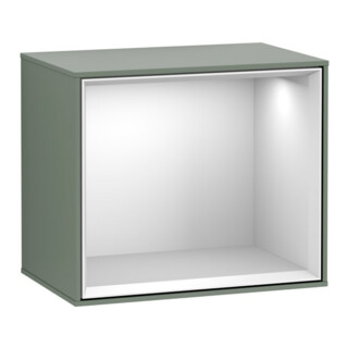 V&B Finion module d'étagère éclairage mural 41,8x35,6x27cm, étagère bl. m, huile m laque