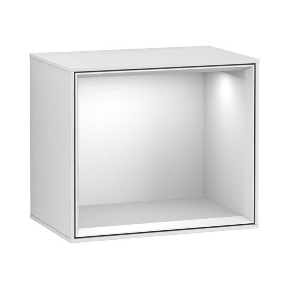 V&B Finion Module d'étagère Éclairage mural 41,8x35,6x27cm, étagère bl. m, laq. bl. m