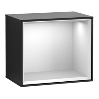 V&B Finion Module d'étagère Éclairage mural 41,8x35,6x27cm, étagère bl. m laqué